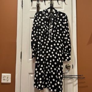 Halogen x Atlantic-Pacific Polka Dot Dress